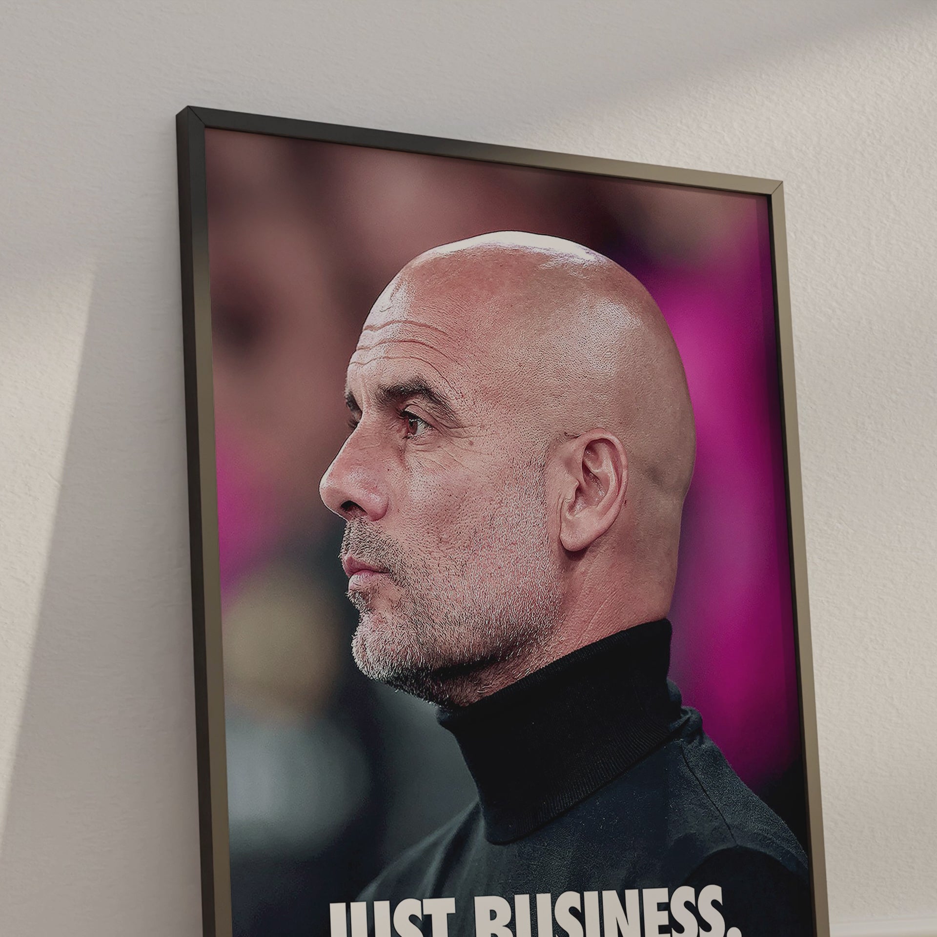 Pep Guardiola 'Just Business' Poster