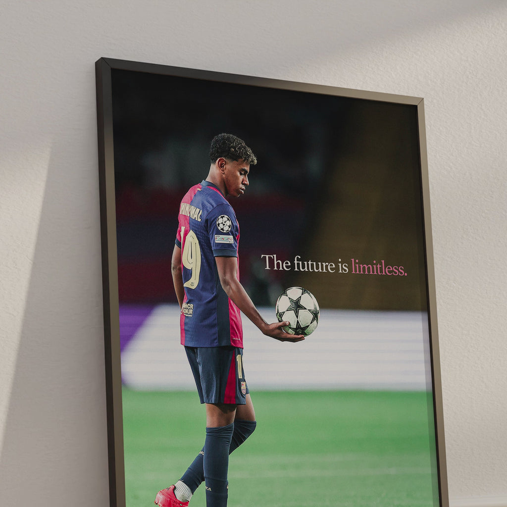 Lamine Yamal 'The Future Is Limitless' Poster