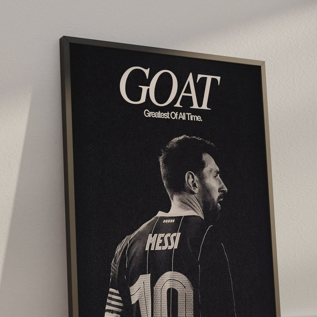 Lionel Messi 'GOAT' Poster