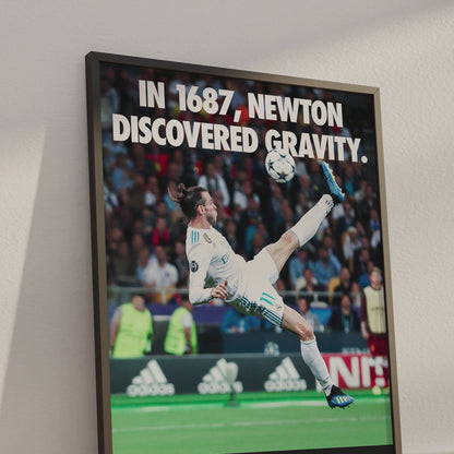 Gareth Bale 'Gravity Remastered' Poster