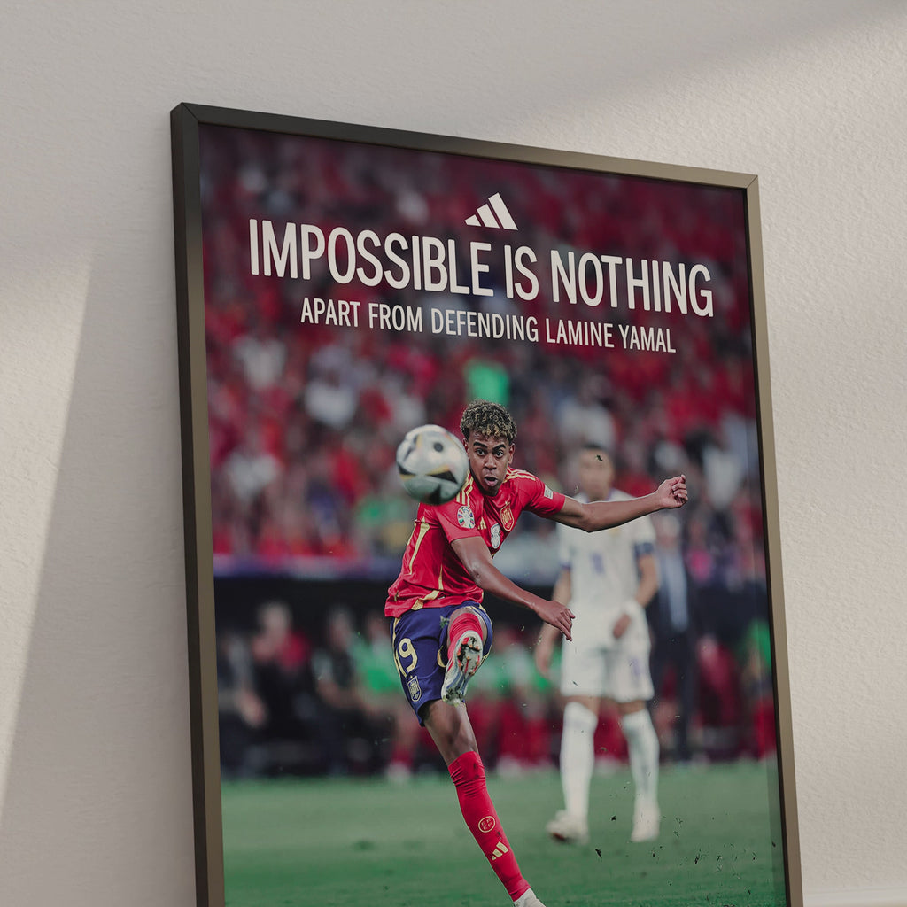 Lamine Yamal 'Impossible Is Nothing' Poster
