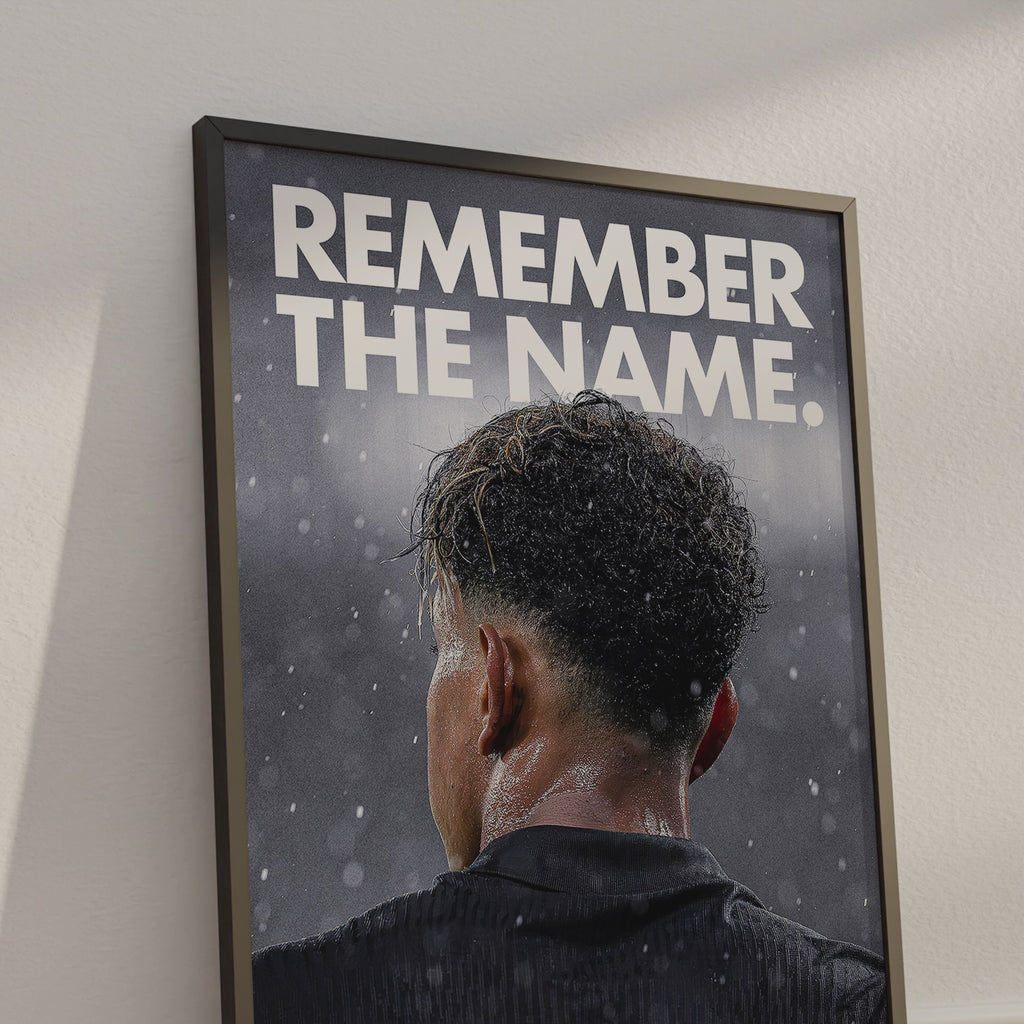 Lamine Yamal 'Remember The Name' Poster