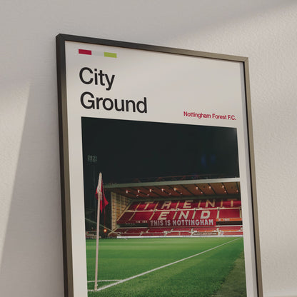 Nottingham Forest City Ground Poster