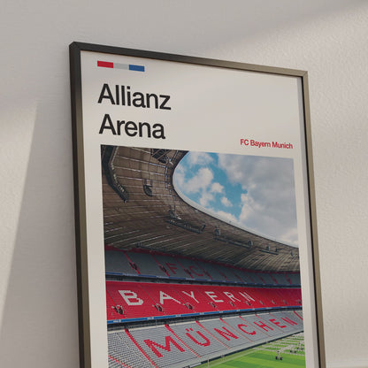 Bayern Munich Allianz Arena Stadium Poster