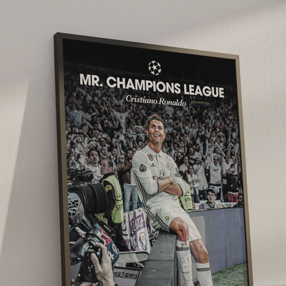 Cristiano Ronaldo 'Mr Champions League' Poster
